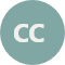 Circular teal logo with the letters "CC" in white.